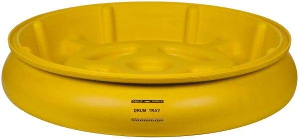 Eagle - 10 Gal Sump, 1,000 Lb Capacity, 1 Drum, Plastic Drum Tray - 6" High - All Tool & Supply