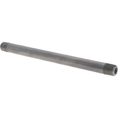 Made in USA - Schedule 80, 1/8" Diam x 5-1/2" Long Black Pipe Nipple - Threaded - All Tool & Supply