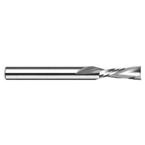 ‎End Mills for Plastics - 2 Flute - 0.0469″ (3/64″) Cutter Diameter × 0.1410″ Length of Cut Carbide Square Downcut End Mill for Plastic, 2 Flutes - Exact Industrial Supply