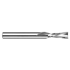 ‎End Mills for Plastics - 2 Flute - 0.0625″ (1/16″) Cutter Diameter × 0.0930″ (3/32″) Length of Cut Carbide Square Downcut End Mill for Plastic, 2 Flutes - Exact Industrial Supply