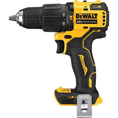 DeWALT - 20 Volt 1/2" Plastic Ratcheting Chuck Cordless Hammer Drill - 28500 BPM, 1650 RPM, Reversible - All Tool & Supply