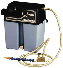 Trico - 2 Outlet, 1 Gallon Tank Capacity, High Density Polyethylene Tank Mist Coolant System - 8-1/2" Tank/Unit Length x 6" Tank/Unit Width x 10-1/2" Tank/Unit Height, 50 to 100 psi, 5' Coolant Line Length, 3" Hose Length - All Tool & Supply