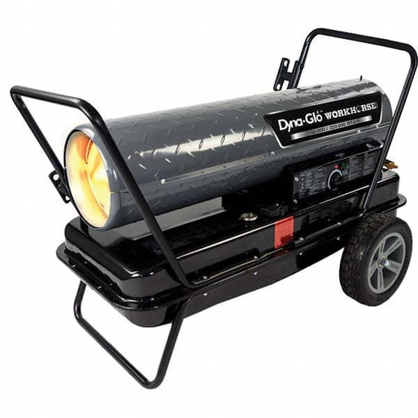 GHP GROUP - Fuel Forced Air Heaters Type: Multi Fuel Forced Air Heater with Thermostat Fuel Type: Diesel, Kerosene, JP-8, Jet A - All Tool & Supply