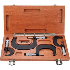 TESA Brown & Sharpe - Mechanical Outside Micrometer Sets Minimum Measurement (Inch): 0 Minimum Measurement (Decimal Inch): 0 - All Tool & Supply