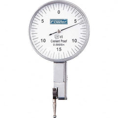 Fowler - Dial Test Indicators Maximum Measurement (Decimal Inch): 0.0300 Dial Graduation (Decimal Inch): 0.000500 - All Tool & Supply