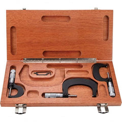 TESA Brown & Sharpe - Mechanical Outside Micrometer Sets Minimum Measurement (Inch): 0 Minimum Measurement (Decimal Inch): 0 - All Tool & Supply