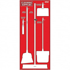 NMC - 30 x 68" Aluminum Shadow Board - All Tool & Supply