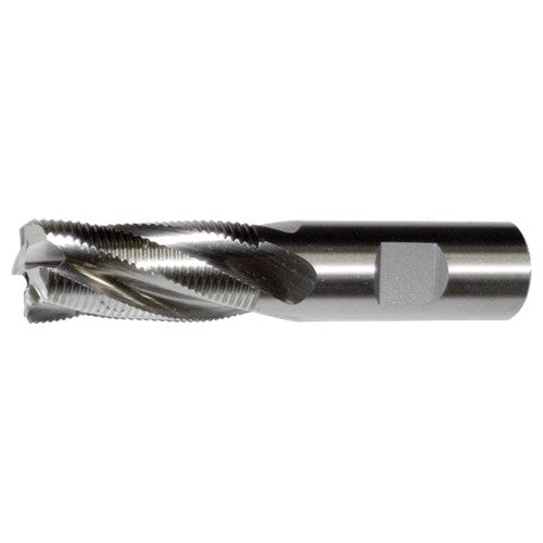 ‎7/8″ × 7/8″ × 3-1/2″ × 5-3/4″ RHS / RHC HSS-E (PM) Powder Metal Fine Profile Roughing End Mill - MF SE CC - Bright - Exact Industrial Supply