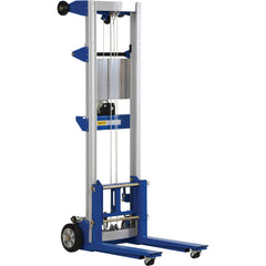 Winch Lift Truck Fixed Straddle 400 lb - Exact Industrial Supply