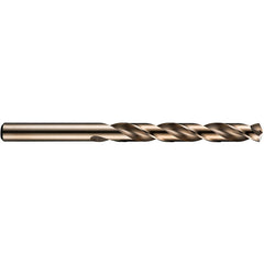 ‎0.5 mm HSS-E Drill - 4xD - DIN 338 - Bronze Oxide - 135 Degree 4-Facet Point E-code # A777.5