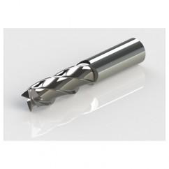 20mm Dia. x 150mm Overall Length 4-Flute Square End Solid Carbide SE End Mill-Round Shank-Center Cut-AlTiN - All Tool & Supply