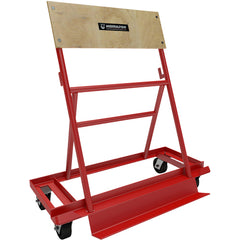 A-Frame Steel Truck Steel Casters 22.75 × 42.625 - Exact Industrial Supply