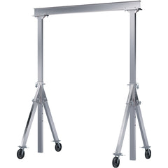 Adjustable Aluminum Gantry Crane 2K 12 × 10 VG Casters