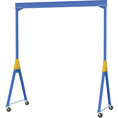 Knockdown Adjustable Steel Gantry Crane 6K 15 × 10 TL Casters