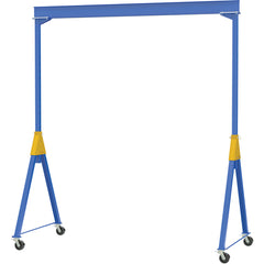 Knockdown Adjustable Steel Gantry Crane 6K 15 × 7 TL Casters