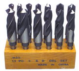 13 Pc. HSS Reduced Shank Drill Set - All Tool & Supply