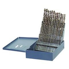 60 Pc. #1 - #60 Wire Gage Cobalt Surface Treated Jobber Drill Set - All Tool & Supply