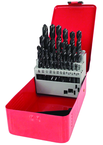 29 Pc. 1/16" - 1/2" by 64ths HSS Surface Treated Jobber Drill Set - All Tool & Supply