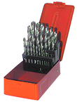 25 Pc. 1mm - 13mm by .5mm HSS Surface Treated Jobber Drill Set - All Tool & Supply