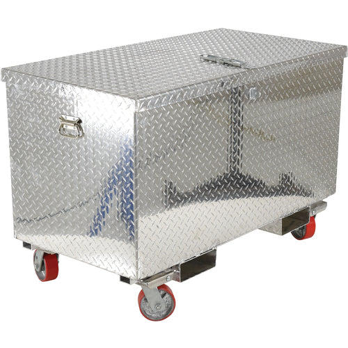 Aluminum Tool Box -Casters/Forks 36 × 60 - Exact Industrial Supply