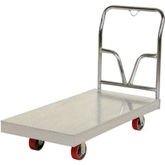 Alum Sheet Deck Platform Truck 30W × 48L - Exact Industrial Supply