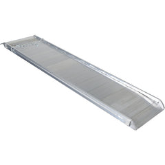 Alum Walk Ramp Overlap Style 120 × 28″ - Exact Industrial Supply