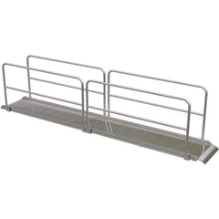 Alum Walk Ramp Handrail Overlap 192 × 28″ - Exact Industrial Supply