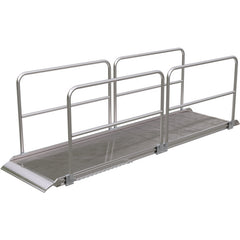 Alum Walk Ramp Handrail Overlap 144 × 38″