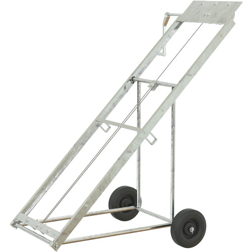 Alum Grip-Strut Walk Ramp 190.75 × 46.87 Wheels - Exact Industrial Supply