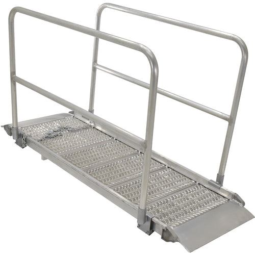 Alum Grip Walk Ramp Handrail 39.38 × 108.5 - Exact Industrial Supply