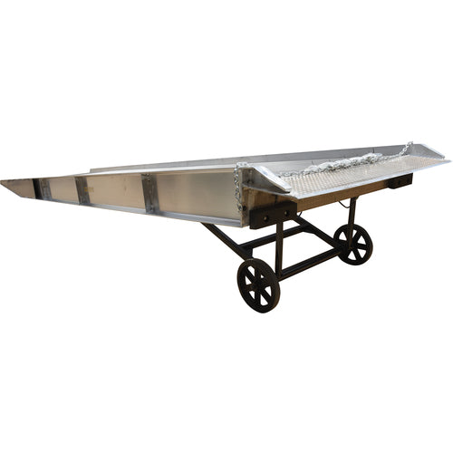 Aluminum Yard Ramp 16K lb 95″W × 360″L - Exact Industrial Supply