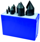 7 Pc. 90°-1/4; 3/8; 1/2; 5/8; 3/4; 1 HSS Uniflute Countersink Set - All Tool & Supply