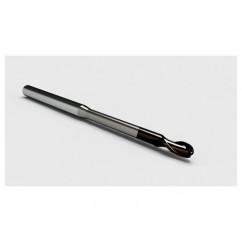 .050 Dia. - .075" LOC - 1-1/2" OAL 2 FL Ball Nose Carbide End Mill with .300 Reach-Nano Coated - All Tool & Supply