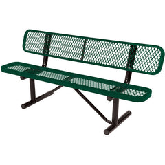 Bench Expanded Metal 96 Green - Exact Industrial Supply