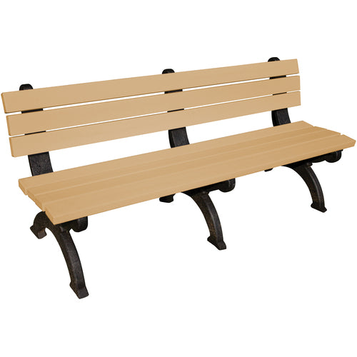 Bench Monarque Backed 72 Bk Leg Cedar Seat