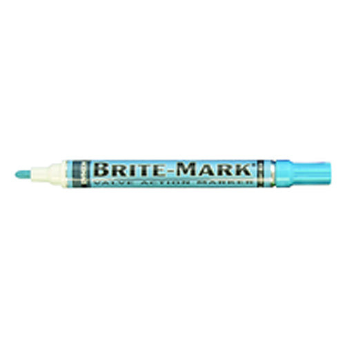 Brite-Mark Paint Marker - Oil Based - Light Blue - All Tool & Supply