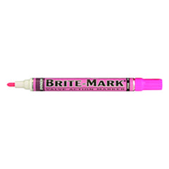 Brite-Mark Paint Marker - Oil Based - Pink - All Tool & Supply