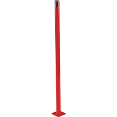 Steel Pipe Safety Bollard 42″ × 1.75″ Red