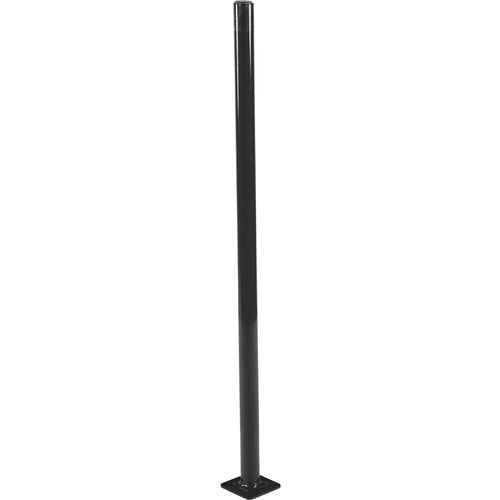 Steel Pipe Safety Bollard 48″ × 1.75″ Black