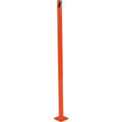 Steel Pipe Safety Bollard 48″ × 1.75″ Orange