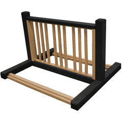 Bike Rack Black/Cedar 6 Positions - Exact Industrial Supply