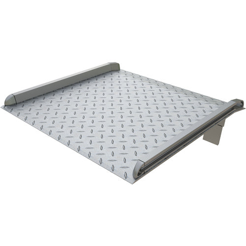 Aluminum Truck Dockboard 12000 lbs 60 × 60 - Exact Industrial Supply