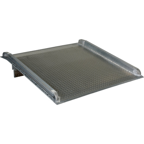 Aluminum Truck Dockboard 15000 lbs 60 × 48 - Exact Industrial Supply