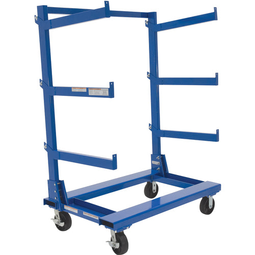 Portable Cantilever Cart 30 × 48.5 × 64.6 - Exact Industrial Supply