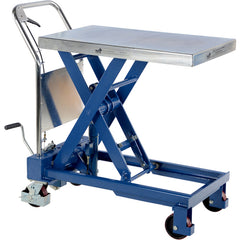 Single Hydra Scissor Cart 1K 32 × 19.75 - Exact Industrial Supply