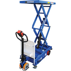 Hydraulic Double Scissor Cart 1K 40 × 24 - Exact Industrial Supply