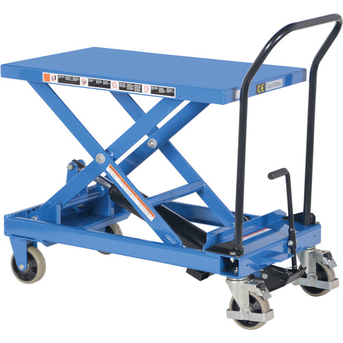 Hd Premium Scissor Cart 600lb 19 × 33 - Exact Industrial Supply