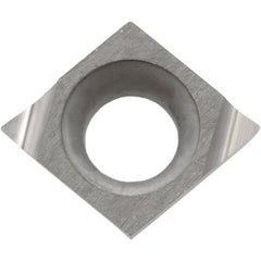 CCGT 110902 F KW10, 0.004″ Corner Radius, 0.055″ Thick, 0.138″ Inscribed Circle, WC/Co, 80 Degree Diamond, Turning Indexable Insert