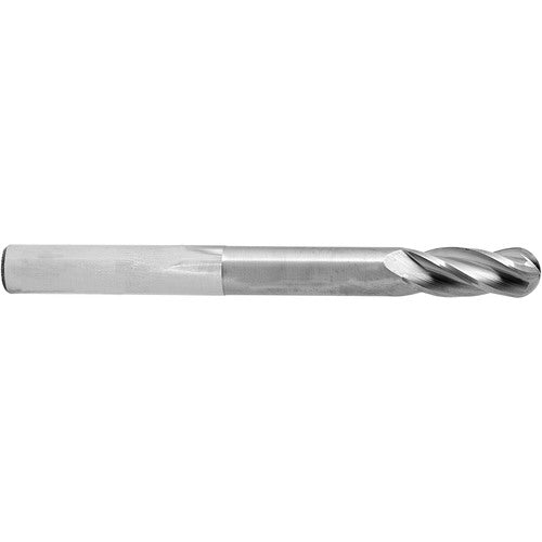 ‎3/8″ Dia. × 3/8″ Shank × 4-3/8″ DOC × 6 OAL, Carbide 4 Flute, Ballnose End Mill - Exact Industrial Supply