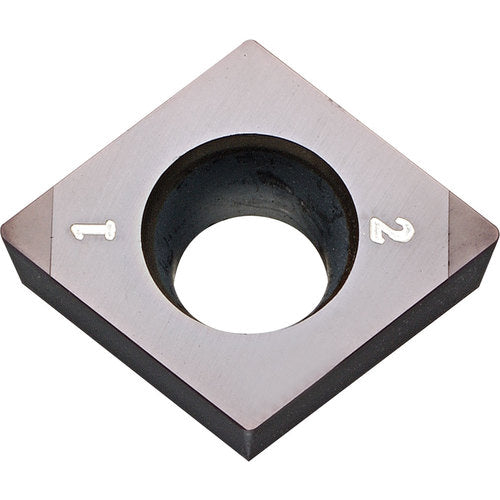 CCMW 3251 KBN475, 1/64″ Corner Radius, 5/32″ Thick, 3/8″ Inscribed Circle, 80 Degree Diamond, Turning Indexable Insert